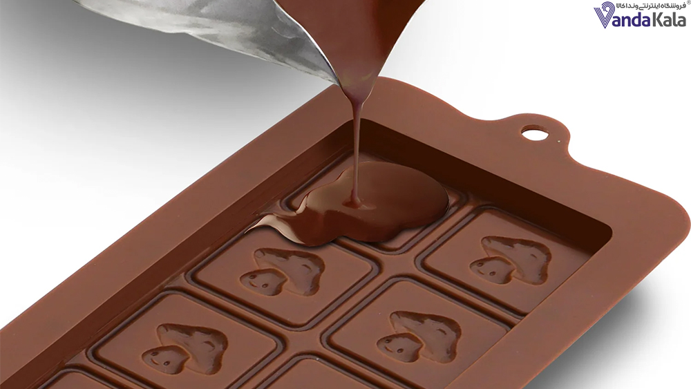 قالب سیلیکونی شکلات تخته ای