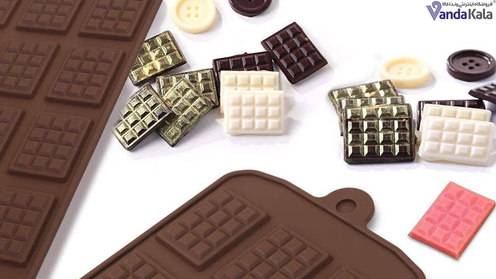 قیمت قالب سیلیکونی شکلات تخته ای