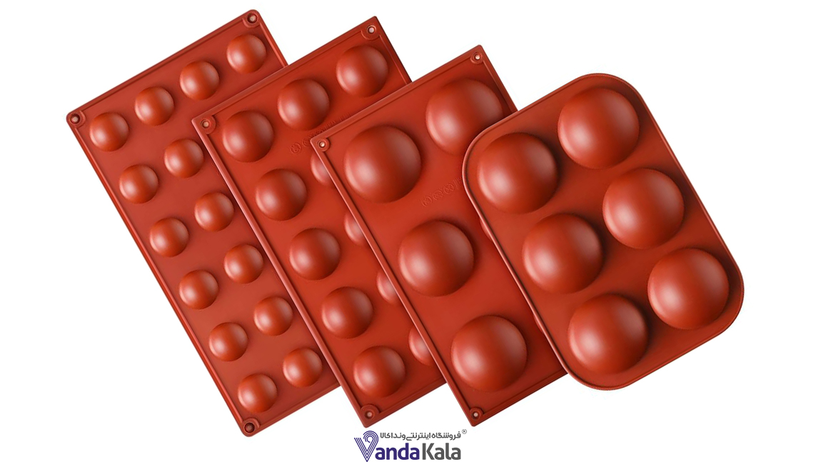 عکس قالب شکلات سیلیکونی توپی