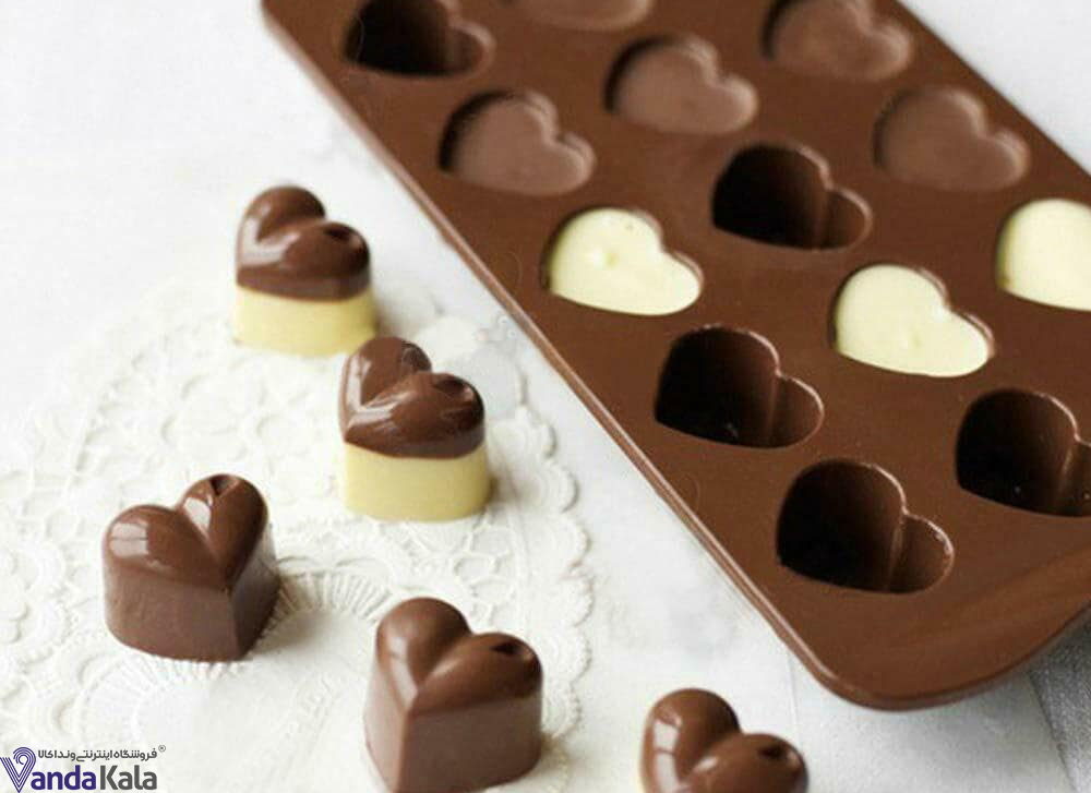 خرید قالب شکلات قلبی