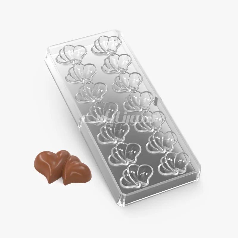 قالب پلی کربنات قلب دوقلو