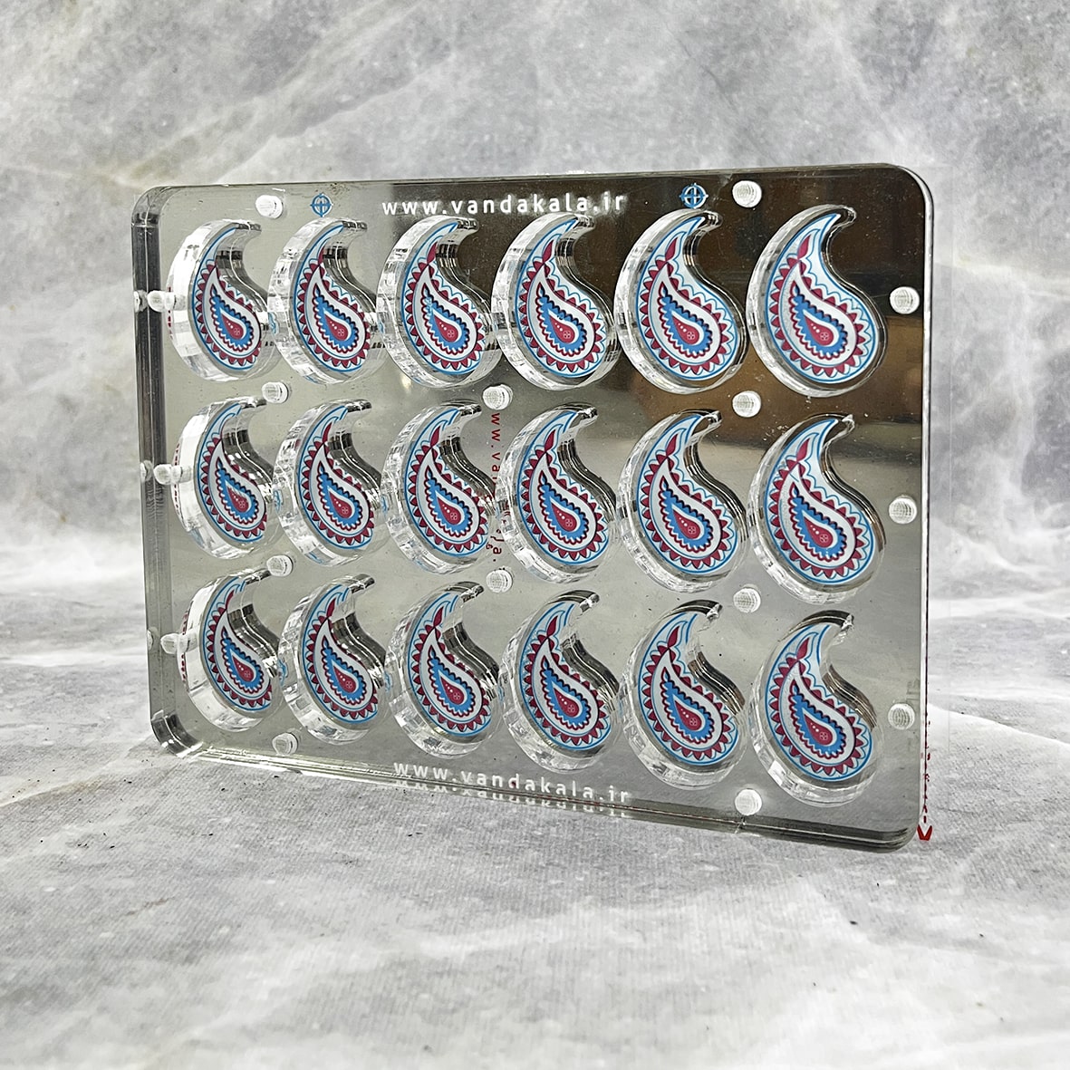 ترنسفرشیت شکلات پازلی طرح ترمه (P07)